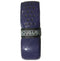 A single Ashaway Soft Grip Badminton Grip in purple, branded with "ASHAWAY" on a black band, offers enhanced comfort with its neatly aligned small perforated holes along the center.