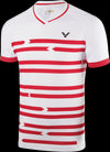 Victor Badminton Shirt Denmark Unisex White 6628