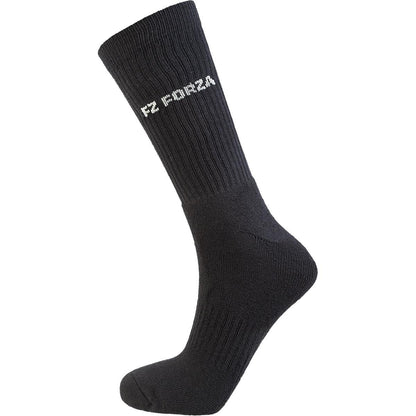 FZ Forza Classic Long Badminton Socks - 3 Pack - Black