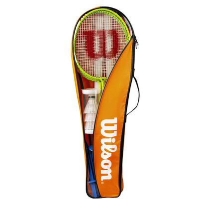 Wilson 4 Player Badminton Set With Net - Yellow