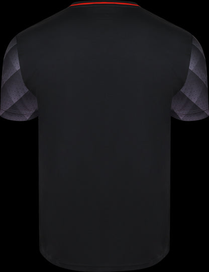 Victor Team Line Unisex Badminton T-Shirt T-13100 C - Black / Red
