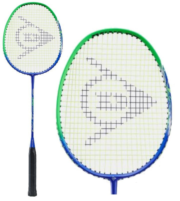 Dunlop Nitro Star F110 Badminton Racket Blue Green Badminton HQ