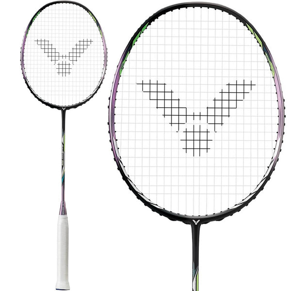 Victor Auraspeed 90S Badminton Racket - Purple Green